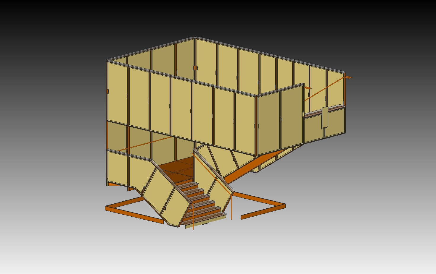 Plate stair detail